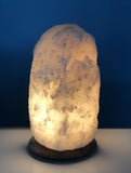 WHITE Natural Small Salt Lamp (3-5lbs)