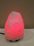 WHITE Natural Small Salt Lamp (3-5lbs)
