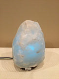 WHITE Natural Small Salt Lamp (3-5lbs)