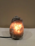 GRAY Natural small Salt Lamp (6-8lbs)